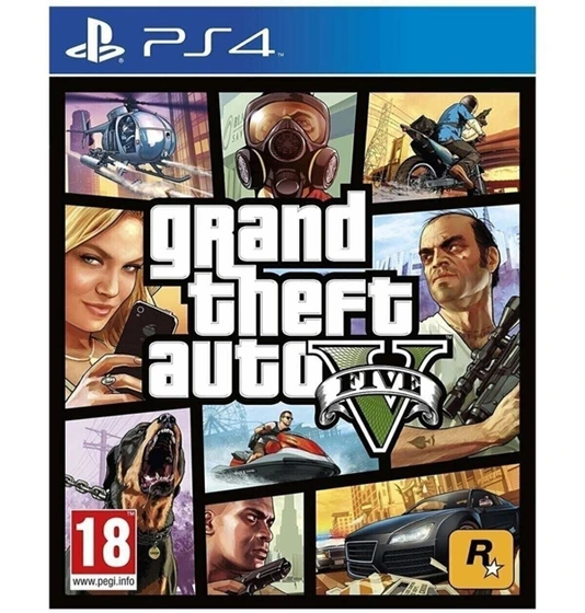 بازی Grand Theft Auto V (GTA V) کارکرده برای PS4